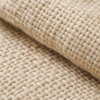 Dekor yastığının parça toxumasının detallı yaxın plan görüntüsü